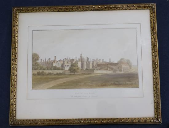 John (1770-1851) and John Chessel (1793-1894) Buckler South View of Knowle (sic) from the Garden & North East View of Knowle